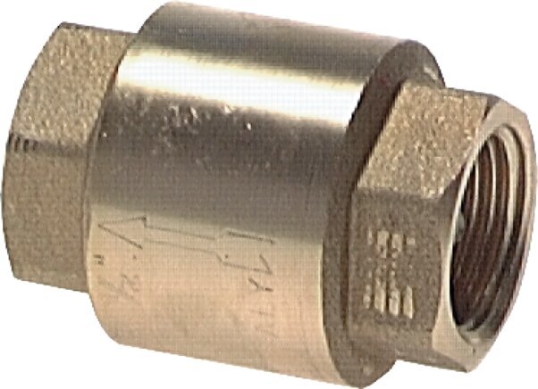 G 3'' Nickel-Plated Brass Check Valve 8 bar (116 psi)