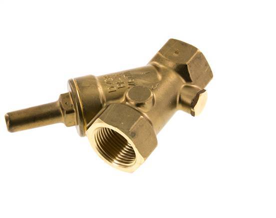 Rp 1'' Brass Y Check Valve 16 bar (232 psi) FKM