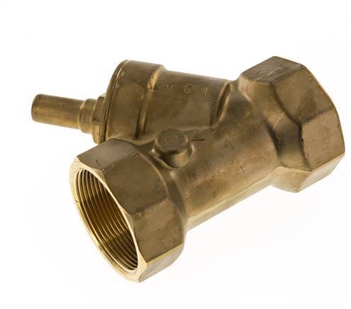 Rp 1-1/2'' Messing Y Terugslagklep 16 bar (232 psi) FKM