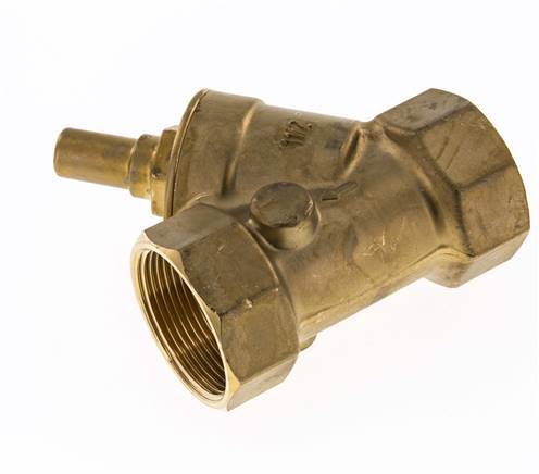 Rp 1-1/2'' Messing Y Terugslagklep 10 bar (145 psi) NBR