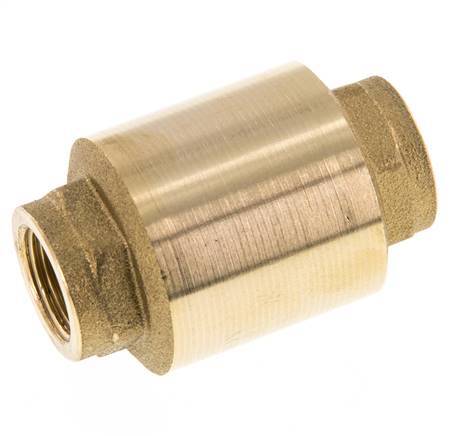 G 3/8'' Brass Check Valve For Vacuum -0.95..25 bar (-13.7..362.5 psi)