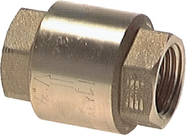 G 2-1/2'' Brass Check Valve For Vacuum -0.95..12 bar (-13.7..174 psi)