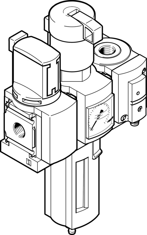 Festo Wartungseinheit G1/4'' 0.5-7bar 1750l/min 40µm - 8042667