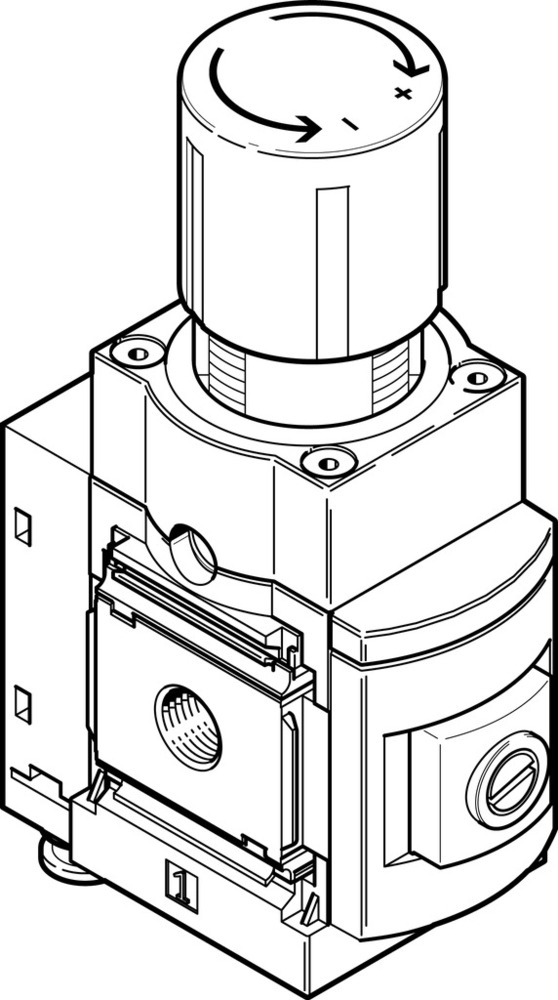 Régulateur De Pression De Précision Festo G1/2'' 0.05-0.7bar 1600l/min - 534865