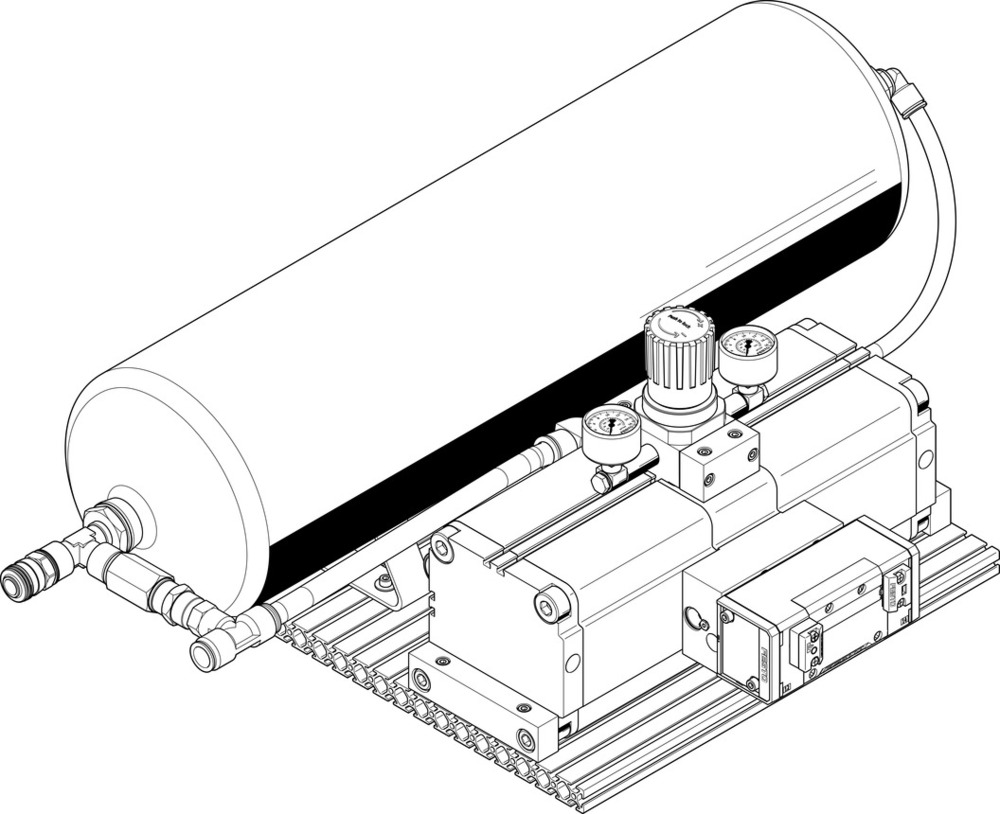 Festo Surpresseur QS-16 Entrée 2-8/Sortie 4-16bar - 552937