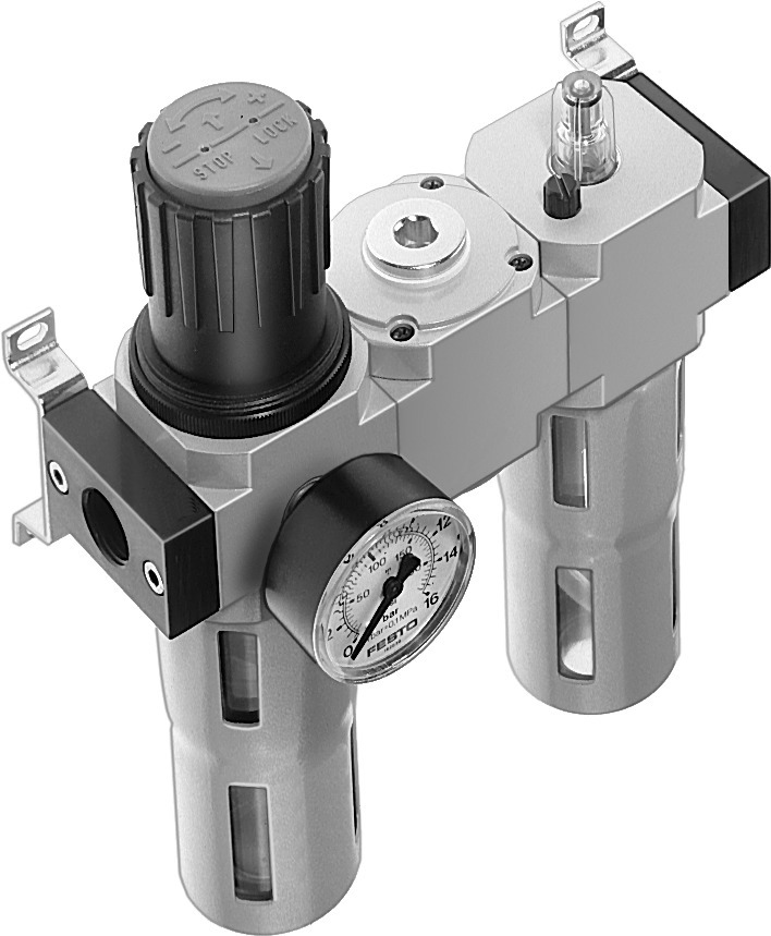 Festo Unidad De Mantenimiento G1/2'' 0.5-12bar 7500l/min 40µm Maxi - 186053