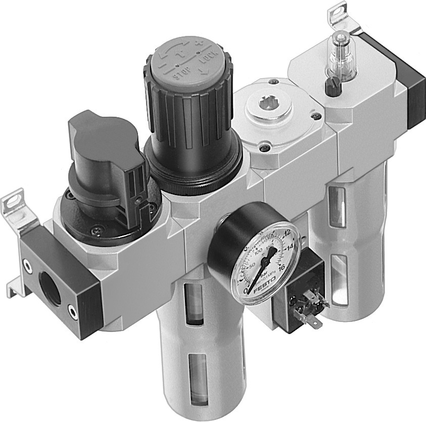Festo Unidad De Mantenimiento G1/2'' 0.5-12bar 6600l/min 40µm Maxi - 186057