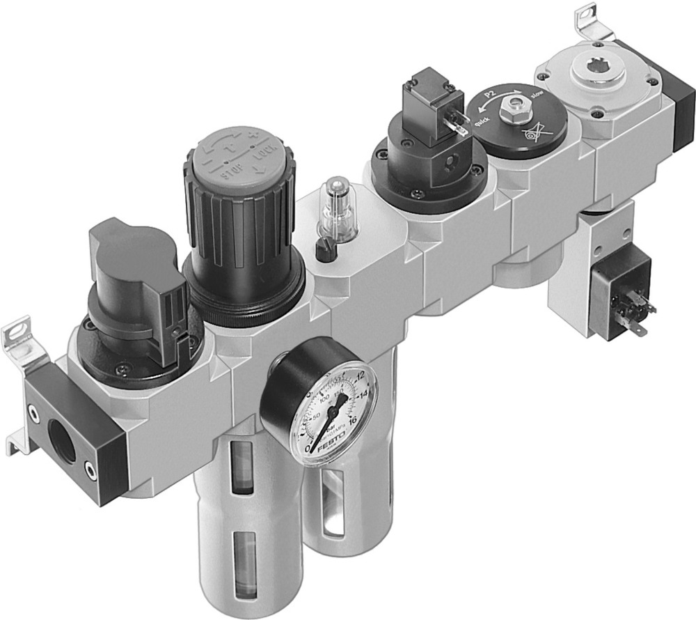 Festo Luchtverzorgingsunit G1/2'' 2.5-12bar 3400l/min 40µm Maxi - 186062