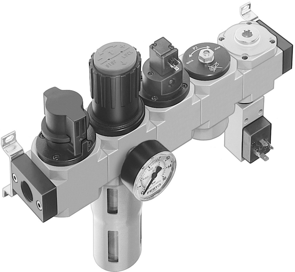 Festo Unité De Conditionnement G1/2'' 2.5-12bar 4200l/min 40µm Maxi - 186052