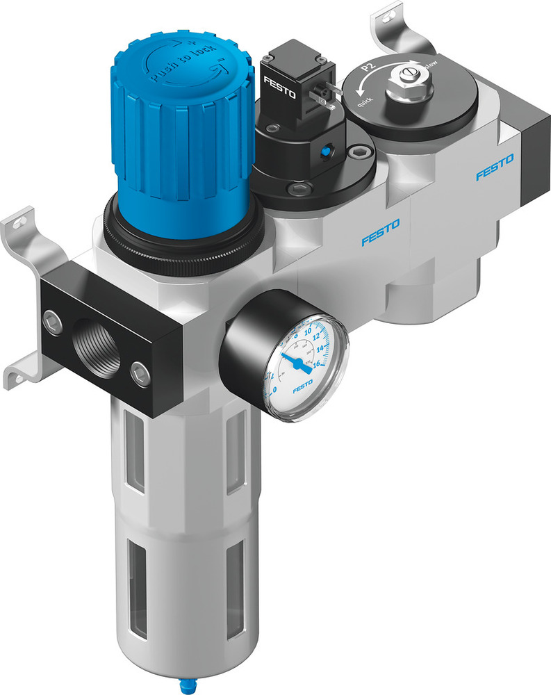 Festo Wartungseinheit G1/2'' 2.5-12bar 3000l/min 40µm Maxi - 192443