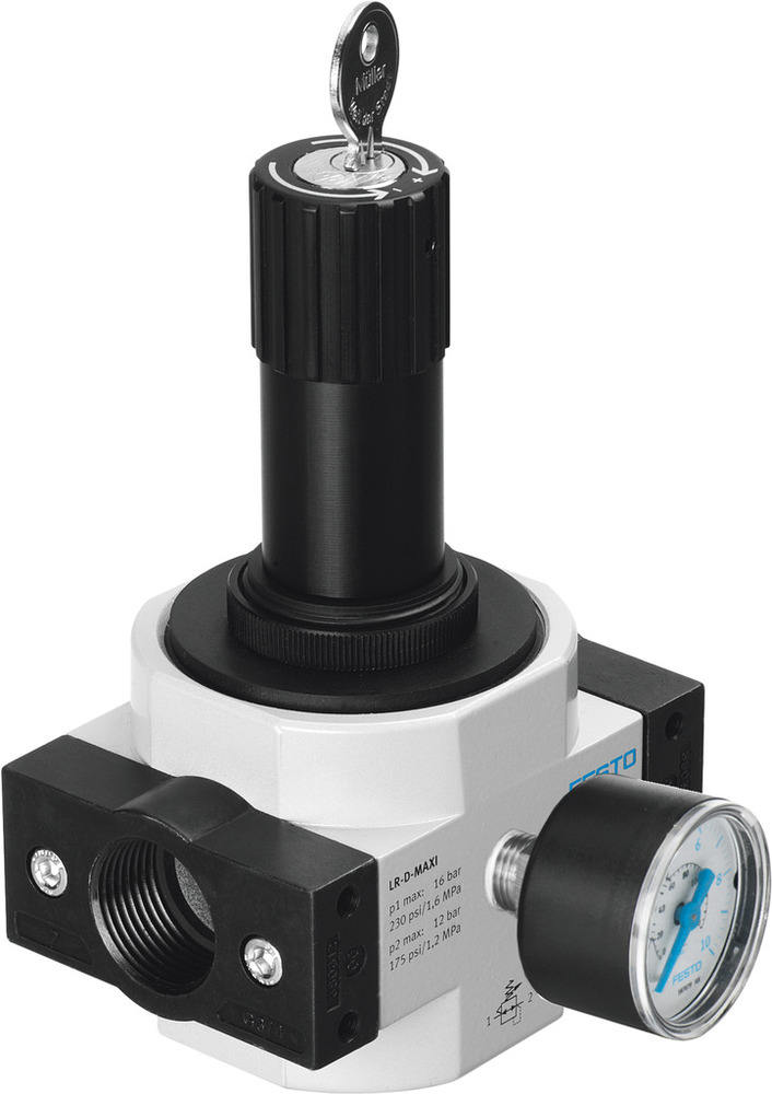 Festo Compressed Air Pressure Regulator G3/4'' 0.5-12bar 6800l/min Maxi - 194674