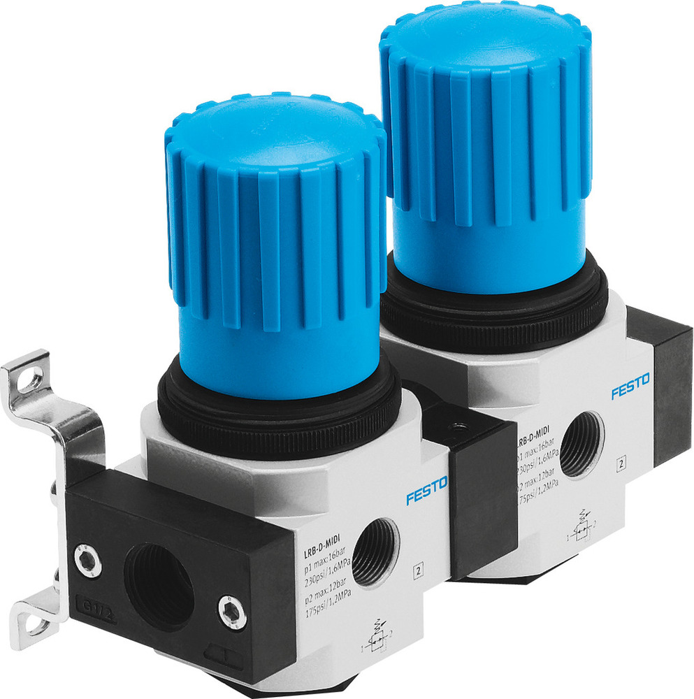 Festo Druckregelventil-Batterie G3/8'' 0.5-7bar 1800l/min Mini - 528953