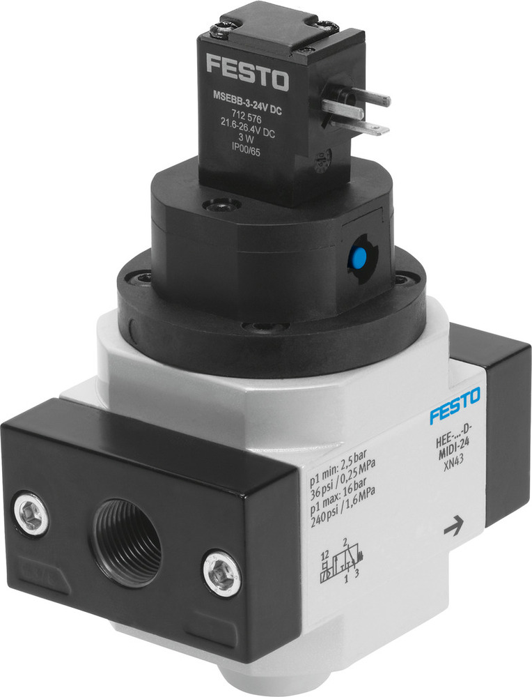 FESTO Inschakelventiel G3/8'' 2.5-16bar 3200l/min Midi - 172941