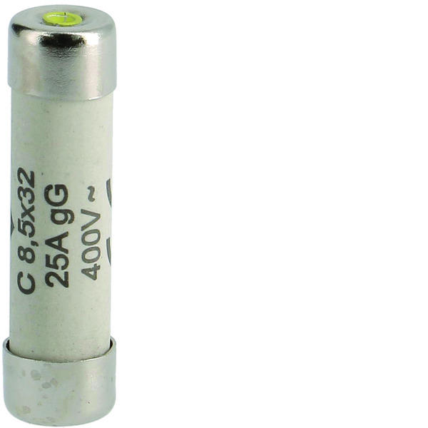 Hager Cylindrical Fuse 25A 8.5x32mm 400V AC - L8532C25