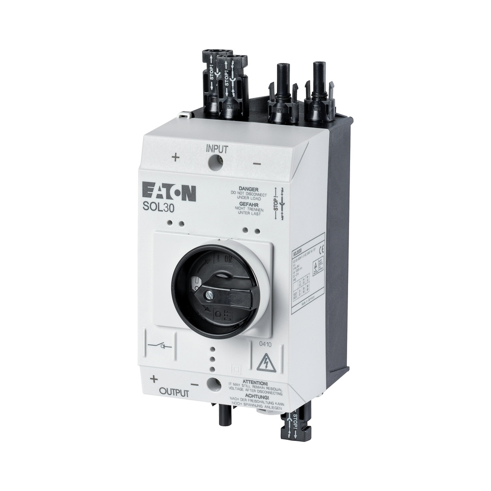 Eaton 30A DC Schakelaar Ontkoppelaar Met Dubbele MC4 - 120922