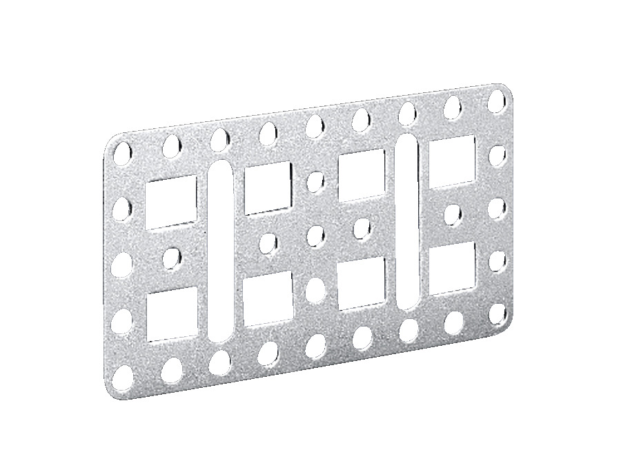 Rittal PS4532 Placa De Acero De Fijación - 4532000 [4 Piezas]