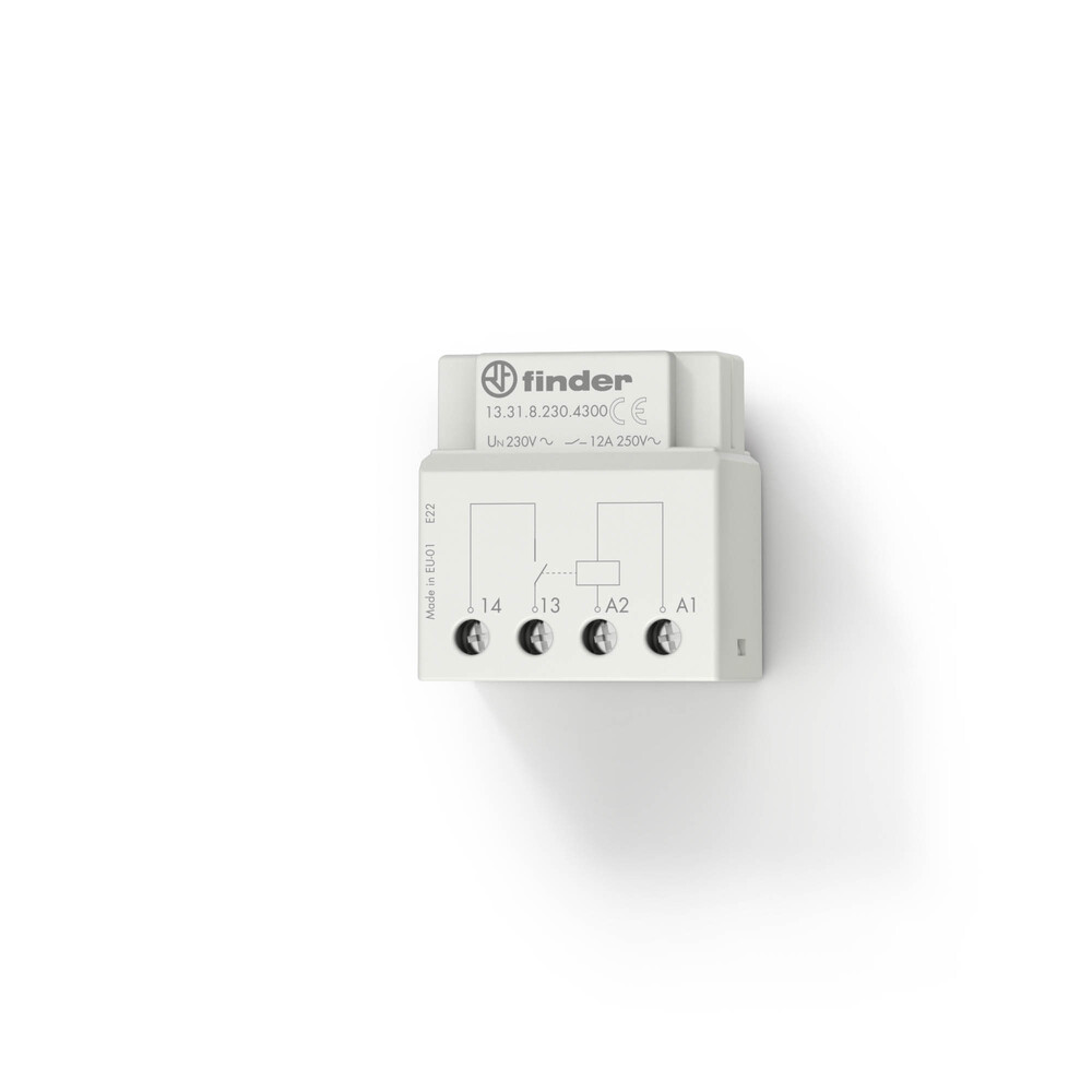 Finder Electromechanical Switch Box Mount Relay 12A 230V AC - 13.31.8.230.4300