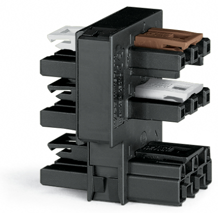 WAGO 770-637 3-Pool Verdeelconnector Schakelaar - 770-637