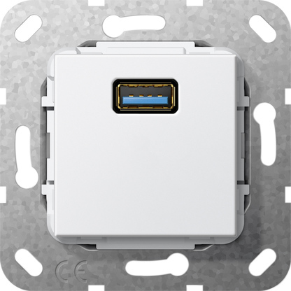 Gira Usb 3.0 Typ A Geschlechtswechsler Einsätzen Weiß - 568203