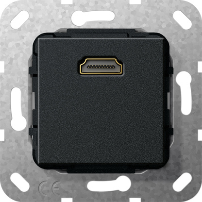 Gira HDMI Breakout Kabel Basis Element Matte Zwart - 567010
