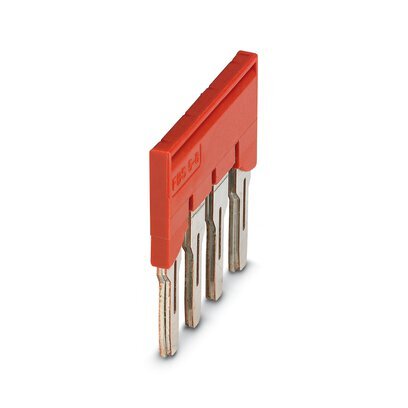 Phoenix Contact 4-poliger Brückenstecker 8.2mm Rot - 3030307