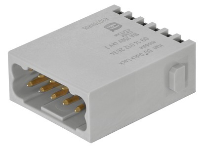 Harting Han DD Connecteur Mâle À Verrouillage Rapide 12 Broches 10A - 09140122634