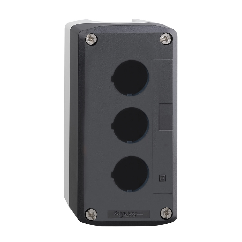 Schneider Electric XAL-D Caja De Control Vacía De 3 Agujeros - XALD03