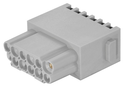 Harting Han DD Snelsluiting 12-Contact Vrouwelijk Module 10A - 09140122734