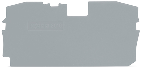 WAGO TopJob S End And Intermediate Plate Gray 1mm - 2010-1291