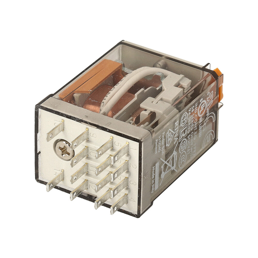 Finder 55.34 Relais Industriel 4CO 7A 230VAC Avec Touche Test - 55.34.8.230.0040