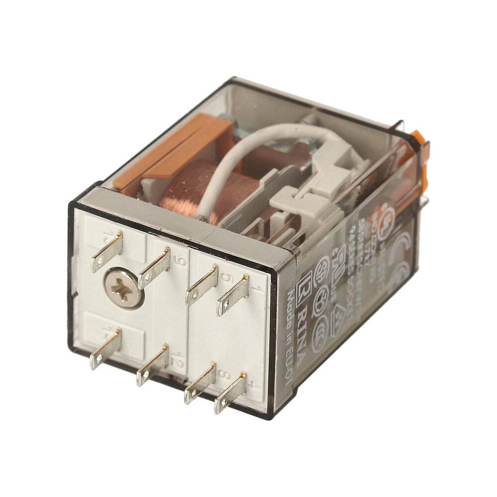 Finder 55.32 Industrieel Relais 2CO 10A 24VAC Met Testtoets - 55.32.8.024.0040