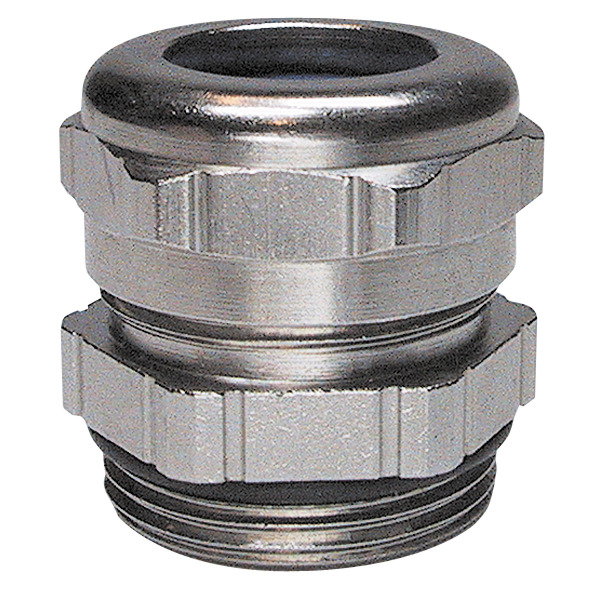 Kabeldurchführung Aus Messing, Vernickelt R3/8 6.5-9.5mm - 1038D9,5