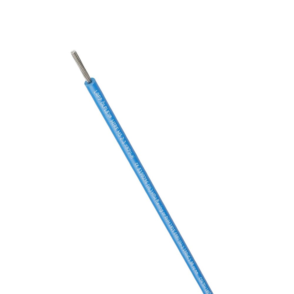 Multi Standaard Enkelvoudige Kern PVC Draad 1mm² Blauw 100M - 4160302 [100 Meters]