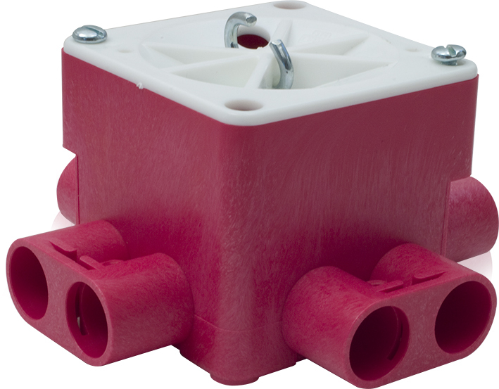 Caja De Conexiones Resistente Al Fuego E60 Con Tapa Con Gancho 55mm - 1SPA007112F0420
