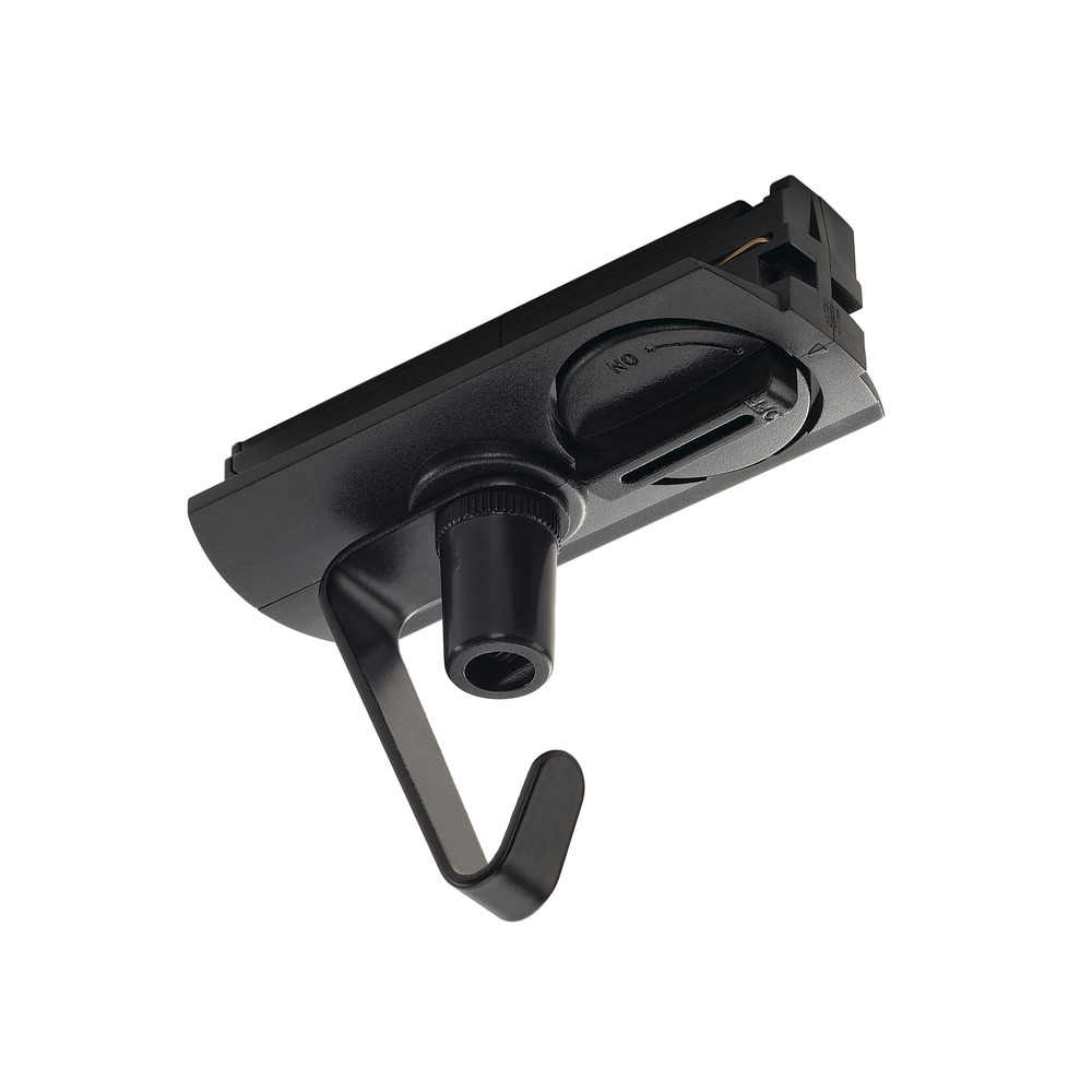 Slv 1-Circuit Track Adapter Met Haak Zwart - 143170