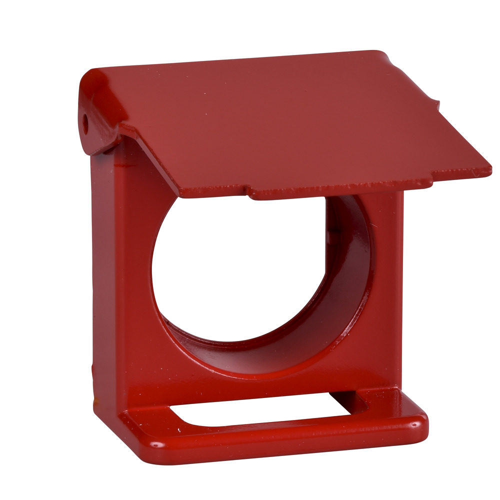 Schneider Electric XB4 Bouton Poussoir Verrouillable Capot Rouge - ZB4BZ64
