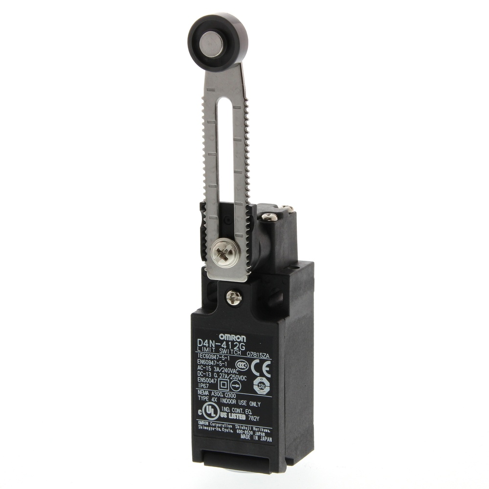 Omron D4N Adjustable Roller Lever Limit Switch - D4N 0065E