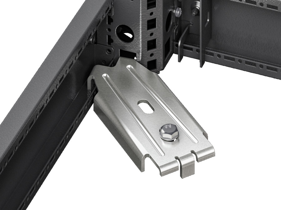 Rittal Vloerbevestigingsplaatset Voor TS Basisframe - 2817000 [10 Stukken]