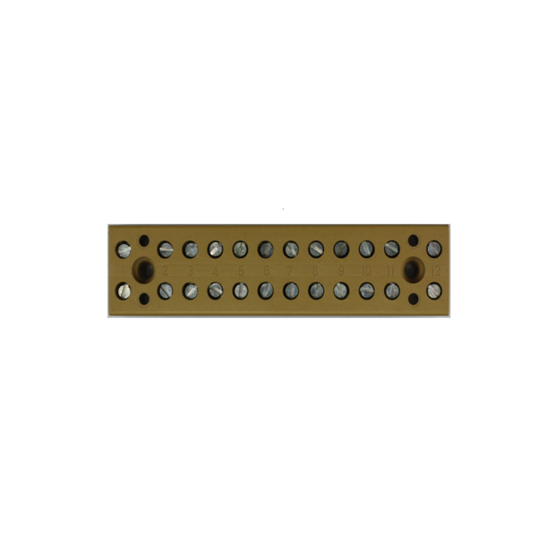 Regleta De Terminales De 12 Polos 4mm² 400V Conexión A Tornillo - 0625320000