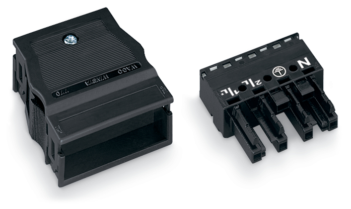 Wago Winsta Midi 4-Pool Vrouwelijke Connector Met Trekontlasting - 770-104