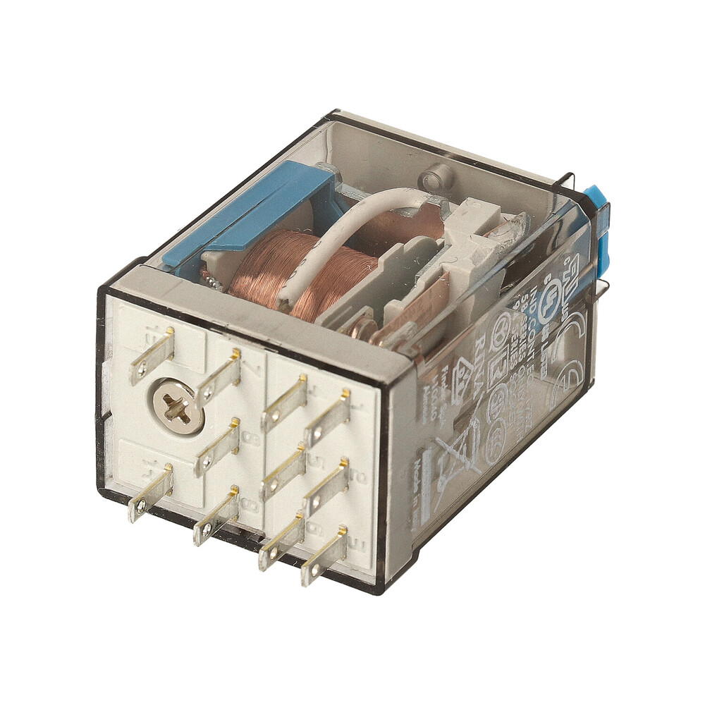 Finder 3CO Industrielles Relais 24VDC 10A Mit Testtaste - 55.33.9.024.0010