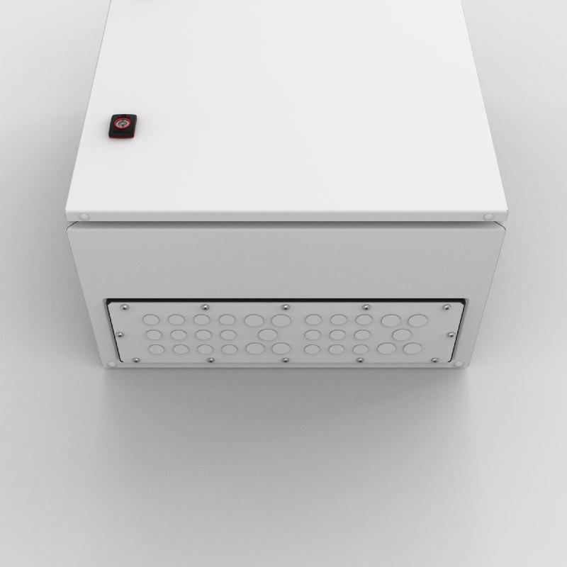 Nvent Hoffman Placa De Glandula De Acero Con Knockouts 310x96mm - Afk21r5