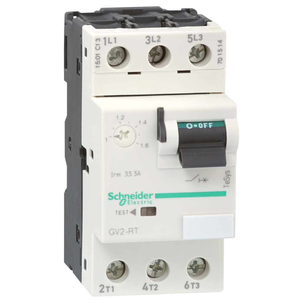 TeSys GV2RT Motor Circuit Breaker 2.5-4A High Inrush - GV2RT08