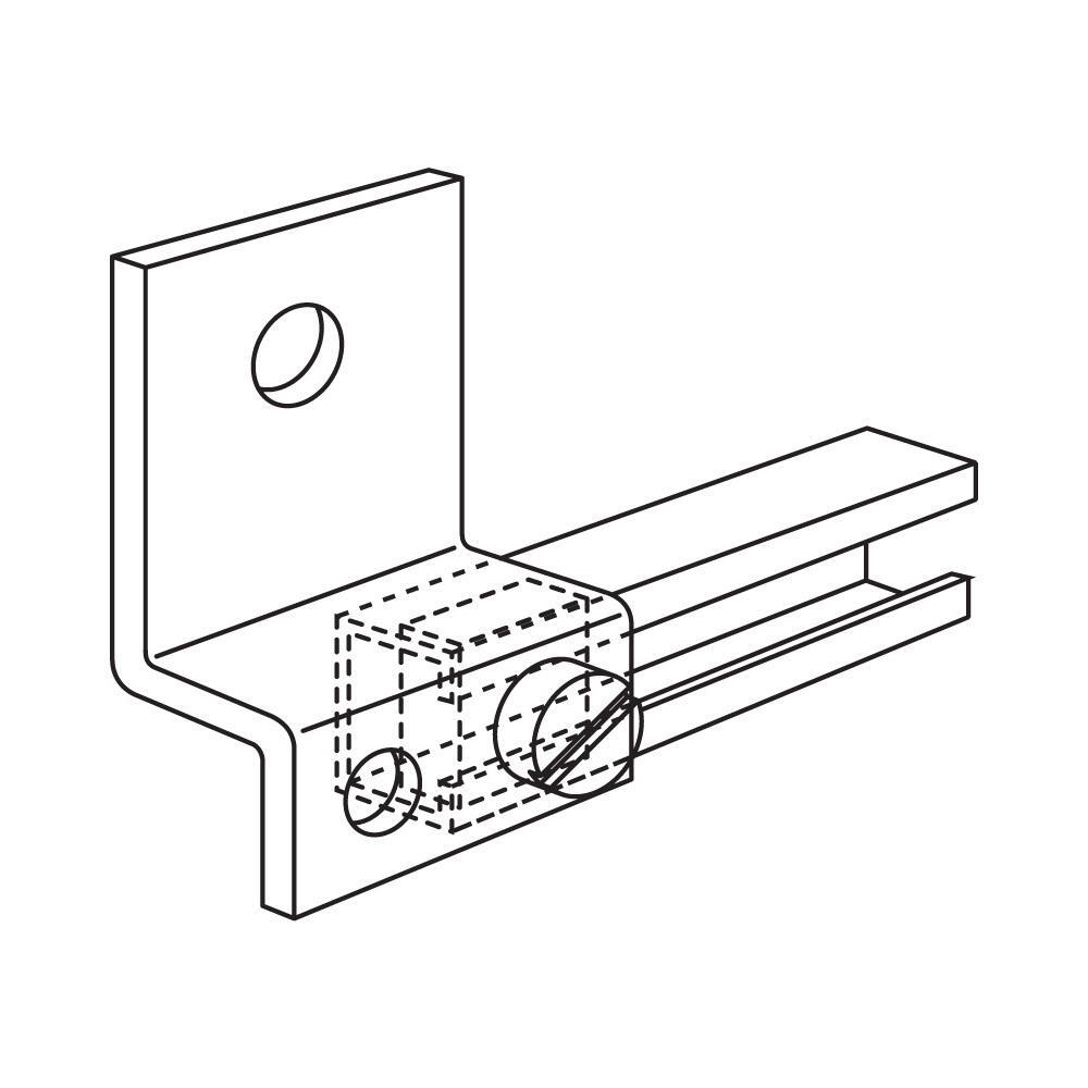 Eaton C-Profile Équerre De Fixation Murale 85x23mm - 1042705