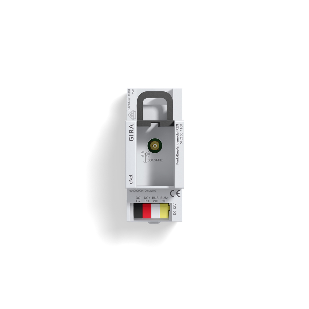 Gira Enet Din Rail Draadloze Ontvanger Module - 545200