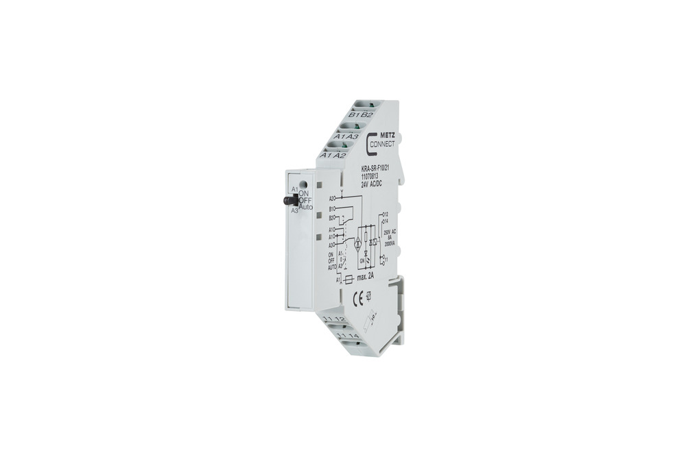 Metz Connect KRA-SR Interface Relais 24V AC/DC SPST - 11070813
