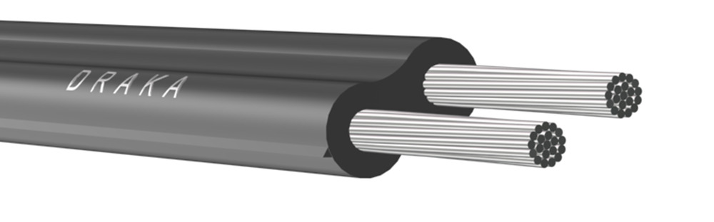 Hitzebeständiges Zwillingskabel Edrateen 2x0.75mm 110C - 108108 [100 Meter]