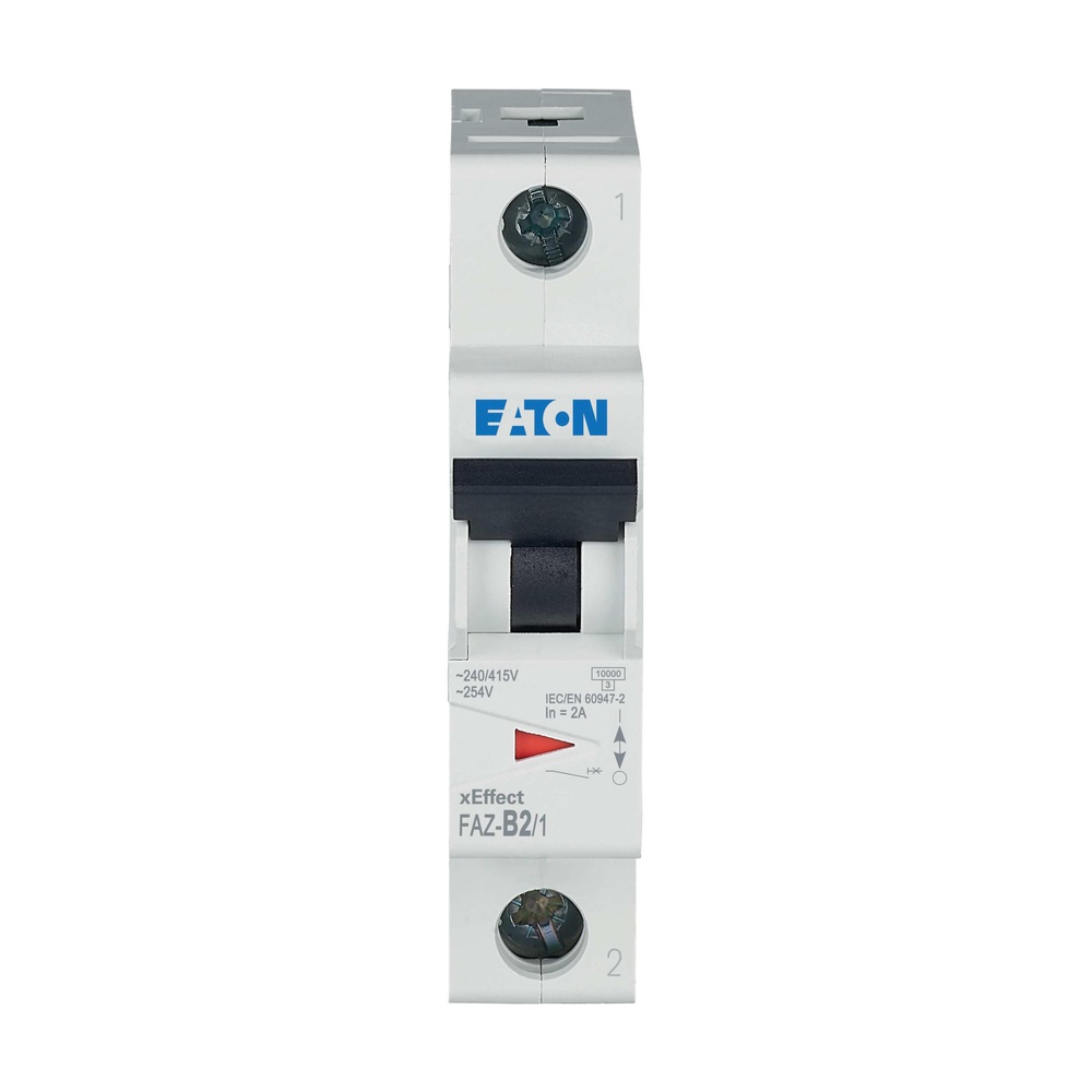 Eaton Faz 2A Enkelpolige MCB B Curve 15kA - 278523