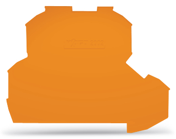 Wago TopJob S End And Intermediate Plate 0.8mm Orange - 2002-2292