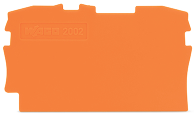 Wago TopJob S Fin Y Placa Intermedia 0.8mm Naranja - 2002-1292